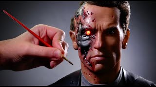 Terminator Sculpture Timelapse  Terminator 2: Judgment Day