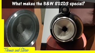 Does not sound like a typical B&W speaker. B&W 802D3 speaker first impression.