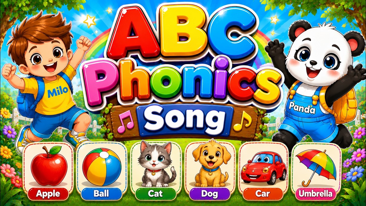 ABC Phonics Song for Kids | Learn A to Z Alphabet Fun Learning | Easy ...