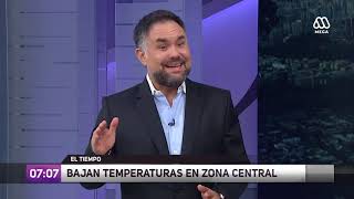 Bajas temperaturas, viento y posibles chubascos para este lunes en Santiago