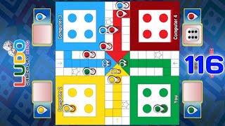 Ludo game - 116 - Ludo King 4 Player Gameplay - Ludo King #ludoking #ludo #ludosuperstar screenshot 2