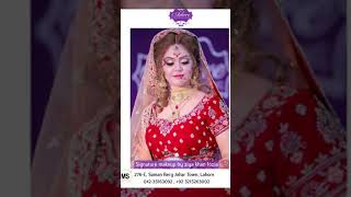 Barat bridal makeover by Adore salon Ziya Khan/fozia waseem