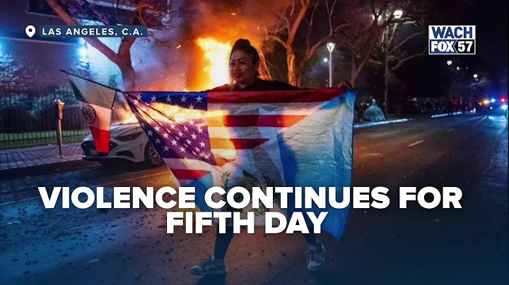 Violent anti-ICE protests continue as California officials, Trump trade blame accusations