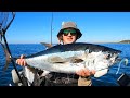 Kayak fishing for bluefin tuna