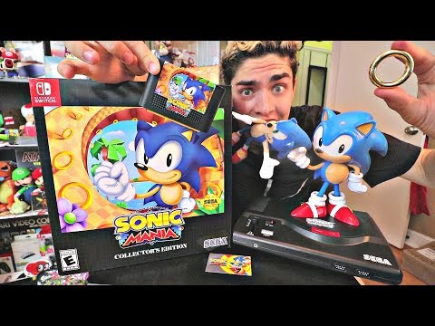 Unboxing Sonic Mania Collector&rsquo;s Edition for the Nintendo Switch!!