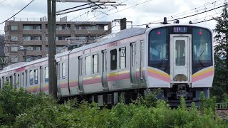 E129系B9編成【4K】信越本線下り快速新潟行き3481M