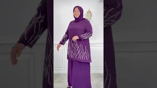 509 Sedef Tesettür Elbise, Büyük Beden Ve 5 Farklı Renk