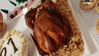 CHRISTMAS RECIPE | Roasted Turkey | ديك رومي محمص