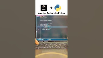 Amazing Design with Python Programming 🌟#design #turtle #python #youtubeshorts #subscribe #youtube