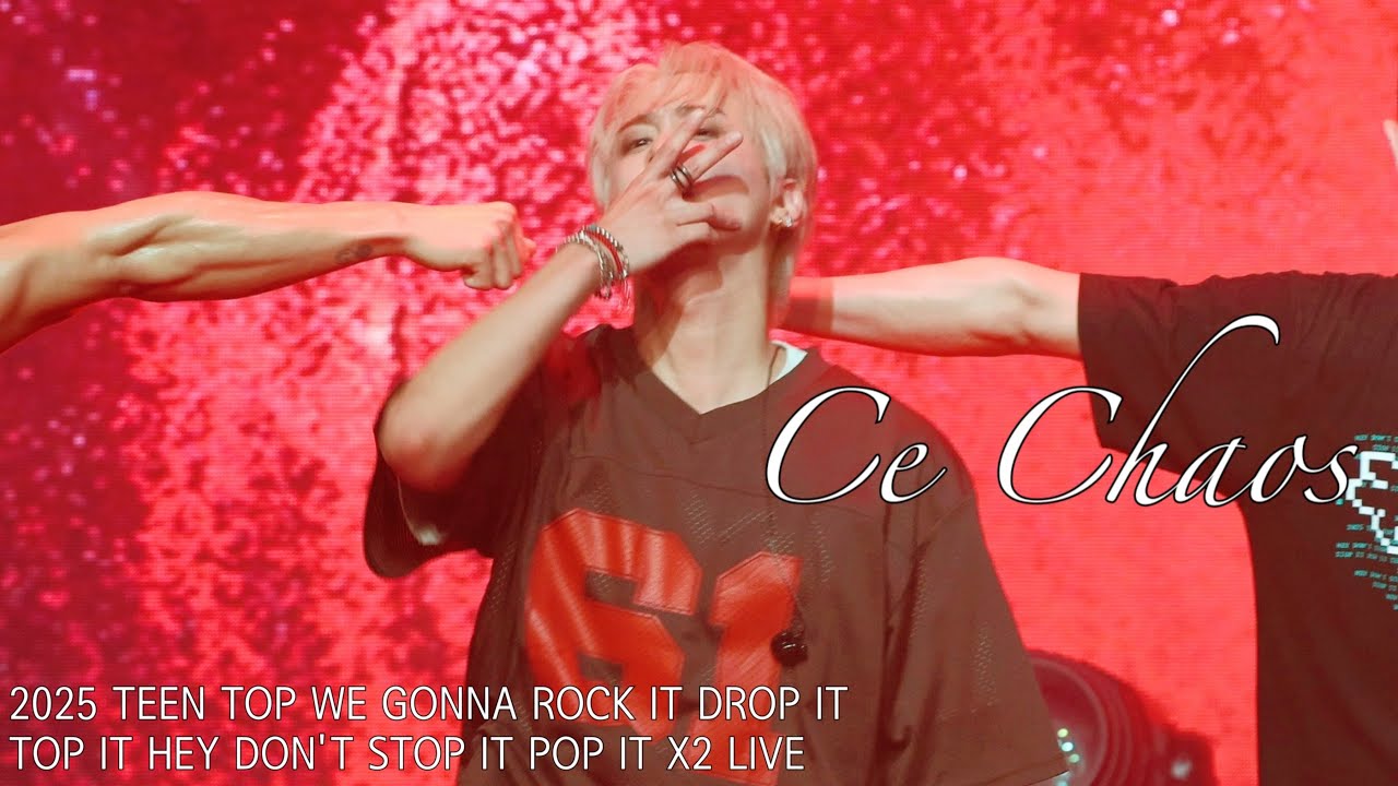 [4K직캠] 250824 Ce Chaos encore (씨 카오쥬 앵콜) 틴탑(TEEN TOP) 천지(CHUNJI) FOCUS 틴탑 콘서트