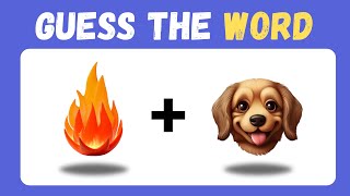 Guess the WORD by EMOJI | Emoji Puzzles Quiz