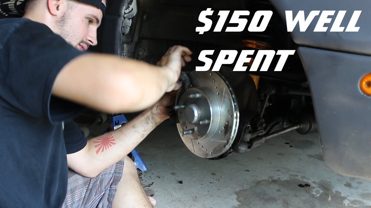 Drift Miata gets slotted and cross drilled rotors YouTube