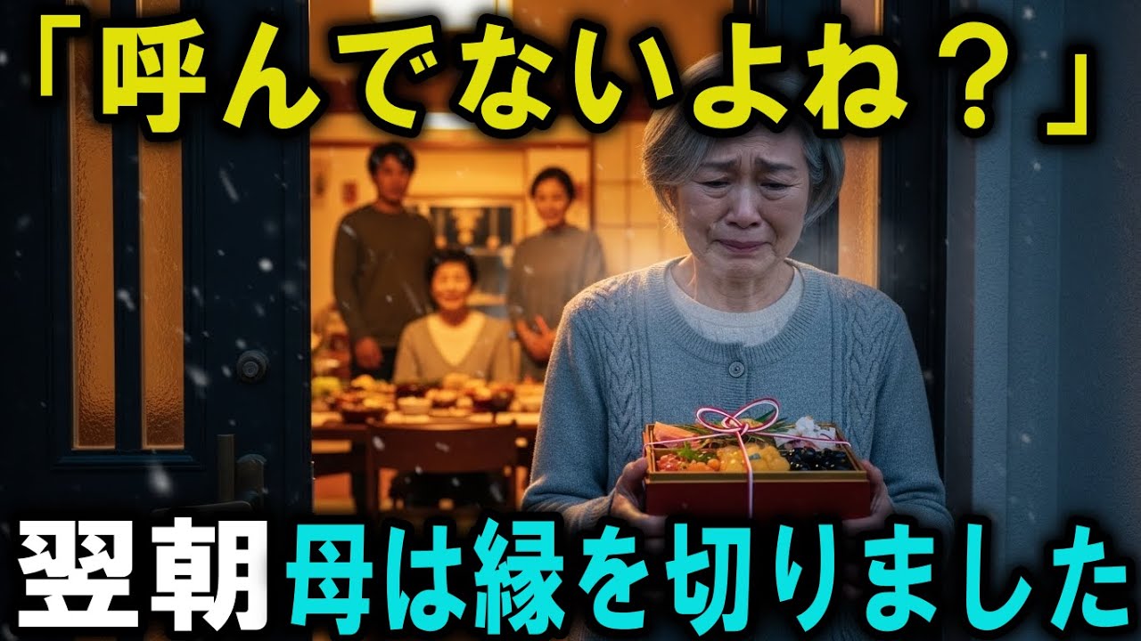 「呼んでない」と門前払いされた大晦日──翌朝、母の一手で家族が沈黙した