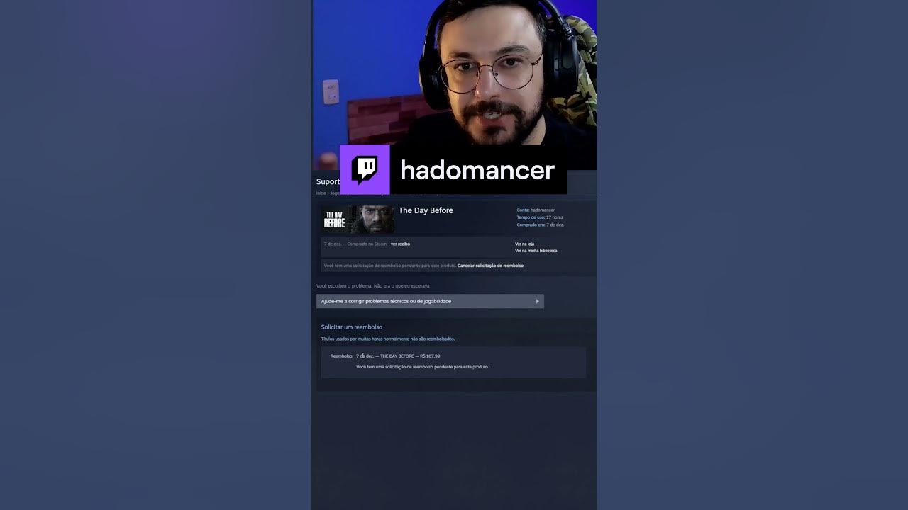 quanto tempo demora o reembolso da steam