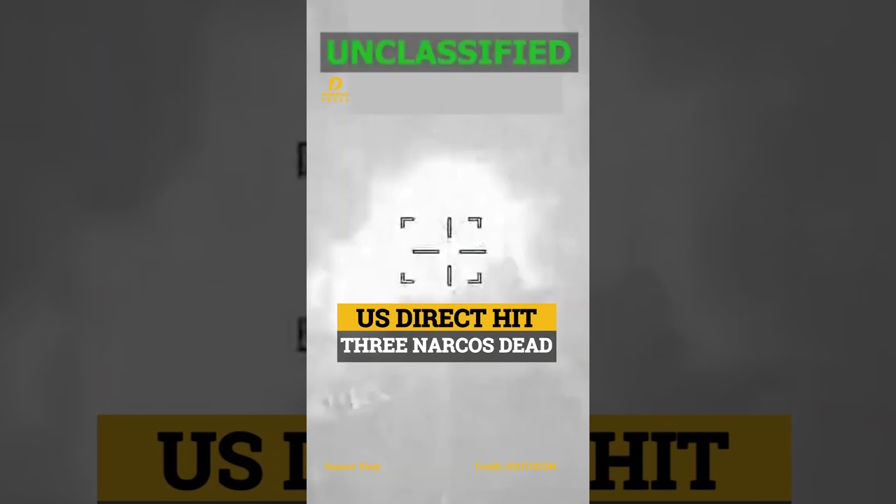 US MILITARY STRIKE: 3 Killed in Caribbean Narco-Boat Attack!  