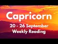 CAPRICORN STARTING FRESH! A WONDERFUL NEW BEGINNING! Sept 20 - 26