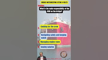 QUIZ 4 -  NAVIGATION MODULE ONE LESSONS 1-5