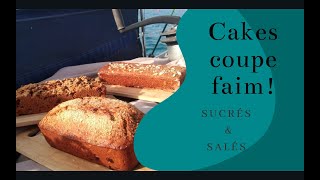 Cakes contre le mal de mer  recette facile  #voilier #bananabread #carrotcake #cakesalé (bonus 2)