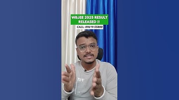 WBJEE 2025 Results Out Now | #wbjee2025 #shorts #shortvideo