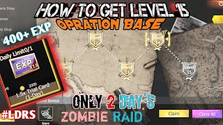 How to reach level 15 in Operation Base 400+ EXP || Last Island of Survival #ldrs #howto #exp #base screenshot 5