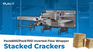 Pack600i / Pack700i Inverted Flow Wrapper  High‑Speed Packaging for Crackers, Snacks Cookies 60 PPM