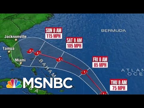 Tropical Storm Dorian Strengthened To A Hurricane | Katy Tur | MSNBC