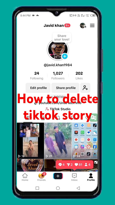 How To Delete Tiktok Story 2025 #tiktok #tiktokvideo #tutorial
