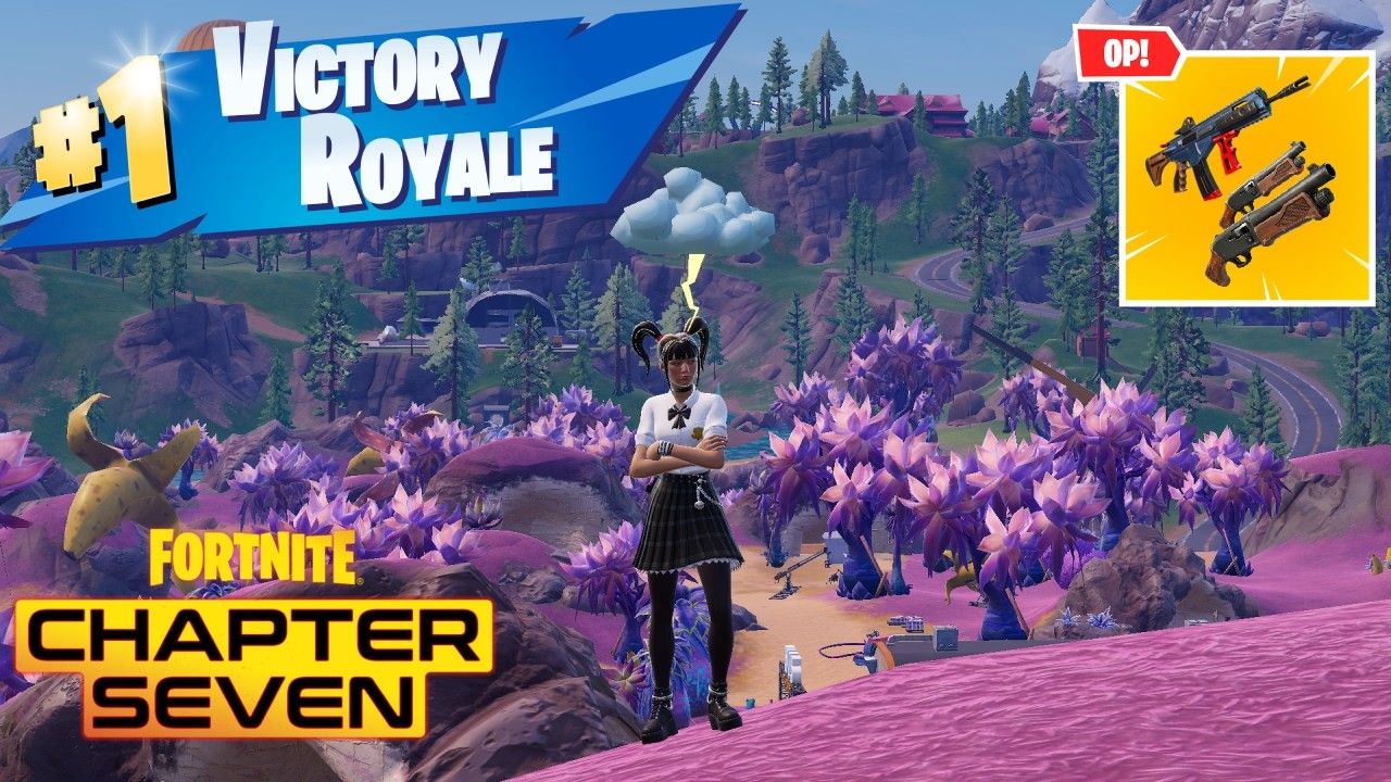 FORTNITE TRIO GAMEPLAY SKIN YUKI YUBARI