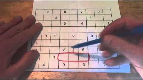 How to Solve a Sudoku Puzzle - Tip 2: The Adjacent Box Rule or Trick - Tutorial