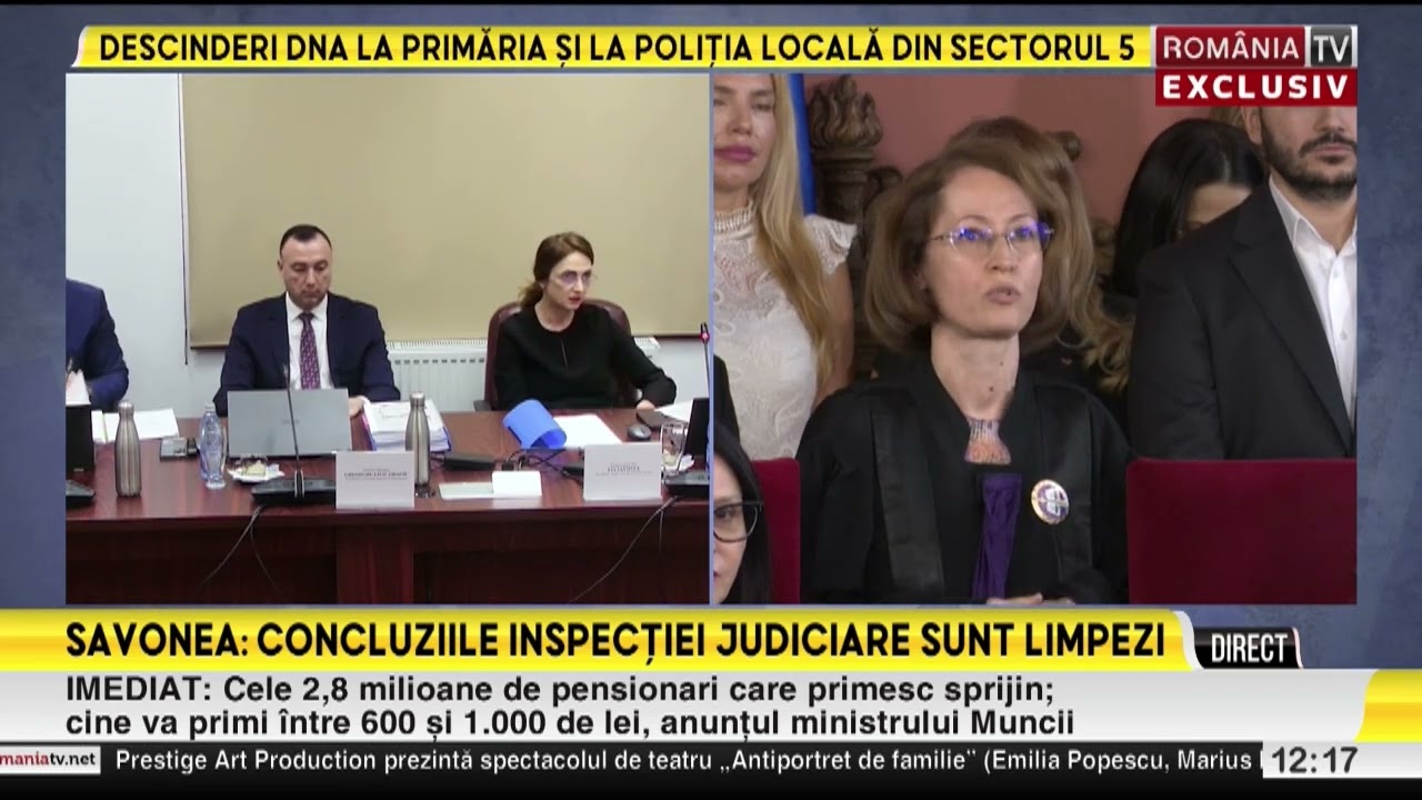 Lia Savonea, după raportul Inspecţiei judiciare privind documentarul Recorder