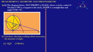 csec cxc maths past paper question 10b i a may 2012 exam solutions answers by will edutech