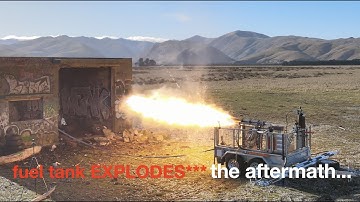 aftermath of exploding rocket test | Triple Hybrid rocket engine talk through the event  4K
