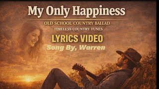 Download Lagu My Only Happiness ( Song By, Warren ) Old School Country Ballad | Lyrics video  MP3