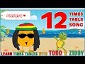 12 times table song learning is fun the todd  ziggy way