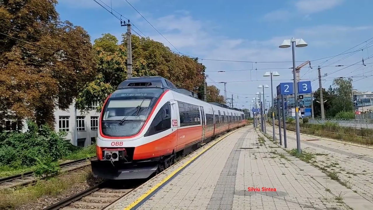 Wien Heiligenstadt: REX 41 train (Eggenburg - Wien Franz-Josefs). EMU nr. 4024 084-7