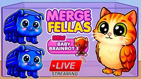 🔴 Welcome to Merge Fellas Live Gameplay Challenge Score 999999+ Max Level ⁉️#mergefellas #puzzle