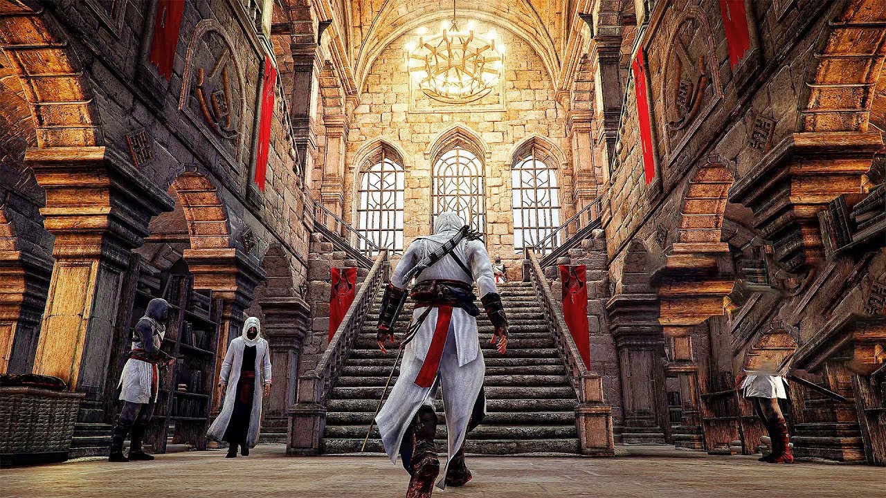 Assassin's Creed 1 Remastered Like Graphics - Ray Tracing RTGI Mod Gameplay  4K 