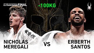 2019 SPYDER INVITATIONAL BJJ CHAMPIONSHIP FINAL -100kg Semi final : N.Meregali vs E.Santos(Full)