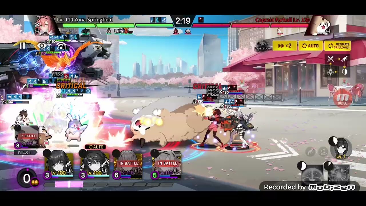 Counter:Side "Let's Go, ARS!" Challenge mode (autoplay, 3* clear)