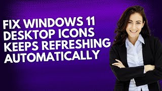 Fix Windows 11 Desktop Icons Keeps Refreshing Automatically