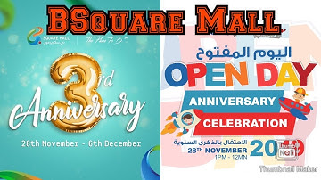 Anniversary Special Vlog / Open Day /Bsquare Mall /Velocity World !!!