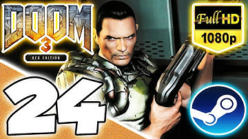 Doom 3: BFG Edition (Nightmare, All PDAs, Lockers, and Video Discs) Part 24 - Cavern Areas 1
