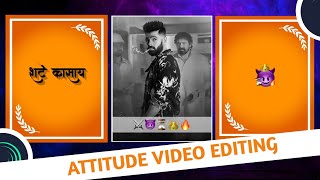 Marathi Dialogue Attitude Status Editing Alight Motion || Trending Boys Attitude Status Editing|| screenshot 3