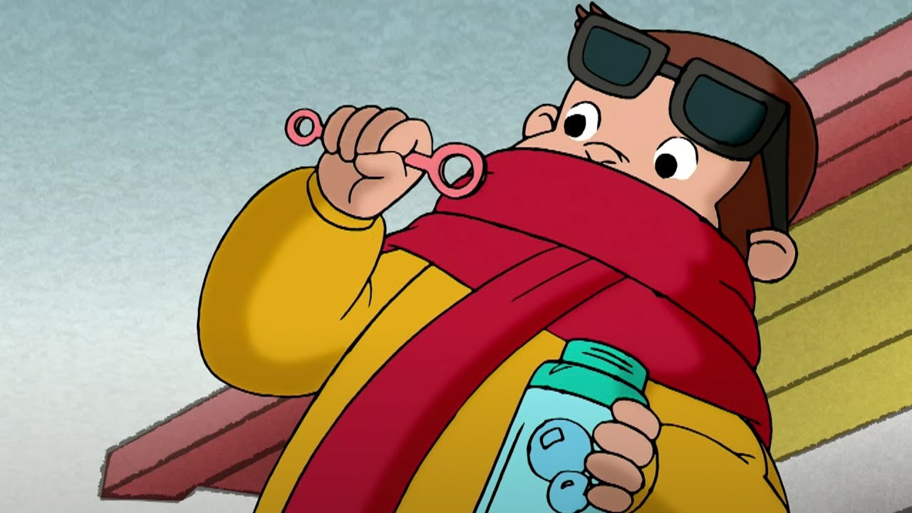 ジョージの雪遊び 🐵 おさるのジョージ - YouTube