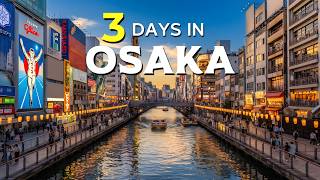 3 Days in Osaka — The City That Will Feed You Before It Explains Itself | Japan Travel Itinerary