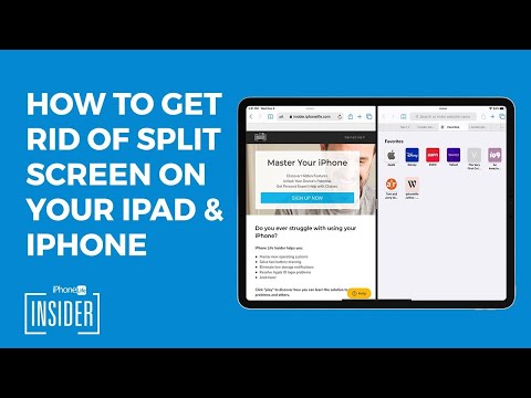 How To Remove Split Screen On Iphone Landscape