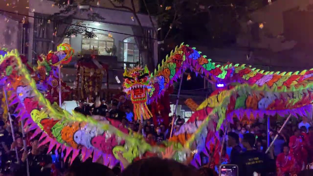 Múa Rồng Dạ Quang Hay Nhất / Đoàn Lân Sư Rồng Tinh Anh Đường 2025