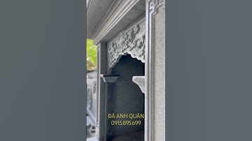 Lăng mộ đá Xanh Rêu gia công chế tác hoàn thiện tại xưởng #langmodaanhquan #langmoda #phongthuy