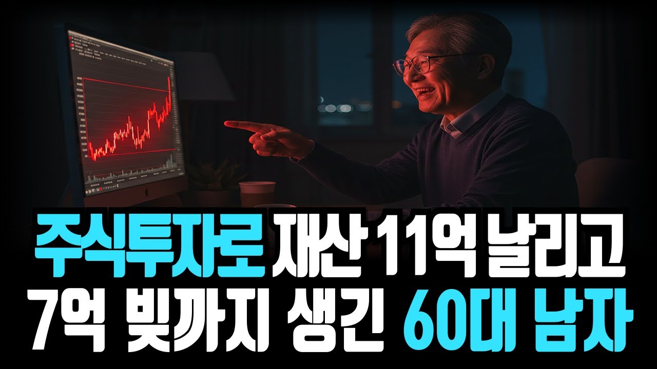[실제사연] 주식으로 전재산 11억 잃고 빚 7억 진 63세 남자의 고백