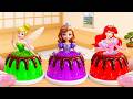 Chocolate Princess Jelly 🍓 ミニチュアレインボーチョコレートゼリーの作り方 🍓 Sweet Japan